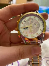 En este momento 2021 oro nuevo reloj mujer relojes de señoras creativa de las mujeres relojes de pulsera mujer impermeable reloj Relogio femenino