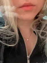 Collares de cuentas anenjary simples de Plata de Ley 925 con suerte para mujer, gargantilla de cadena corta, collares S-N554