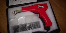 Soldadores plásticos prácticos, herramientas de garaje, grapadora en caliente, máquina de reparación de grapas de PVC, herramienta de soldadura para reparación de parachoques de coche