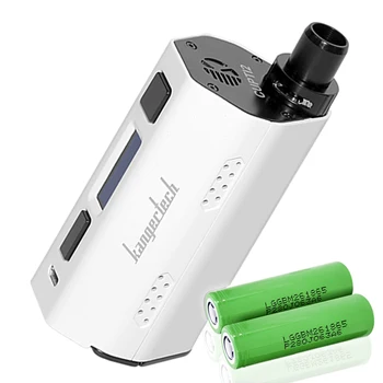 

KangerTech CUPTI 2 Starter Kit 80W with 5ml Atomizer Tank, CLOCC SS316L 0.5 Coil Head - White