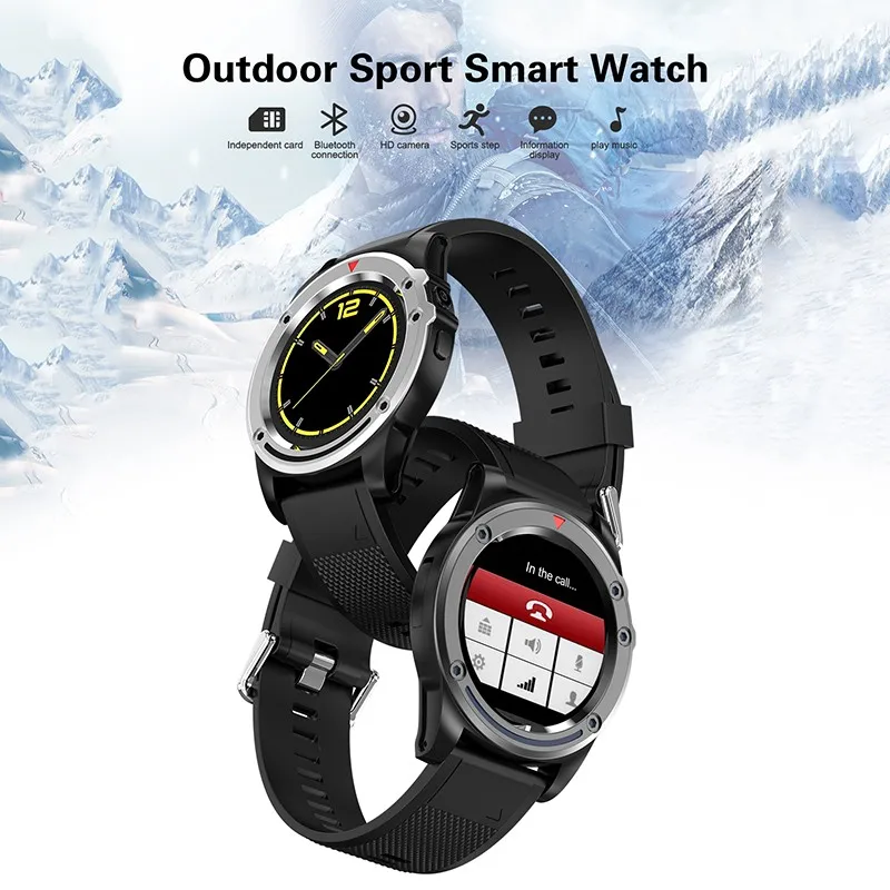 R18 Smart Watch Pressure Measurement Round Watches Call Camera Music Video Player Message Reminder Pedometer Fitness Tracker