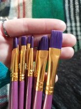 Juego de 6/10 Uds. De pinceles para pintar acuarela, pluma de pintura Gouache, mango de madera de nailon, juego de pinceles de pintura, suministros de arte para dibujar