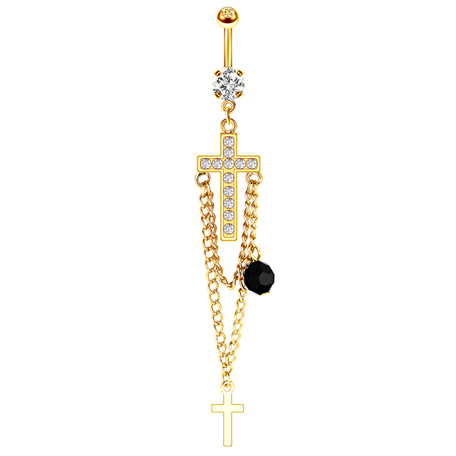Gold Color Heart belly button ring 14G belly ring cute navel piercing bar sexy belly piercing dangle navel ring lot