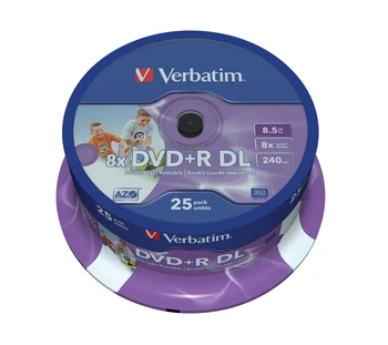 

43667 blank DVD 8,5 GB DVD + R DL 25 piece (s)