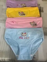 Cotton Panties Underwear Cat Girls Cartoon Children Briefs Soft for Lovely Breathable