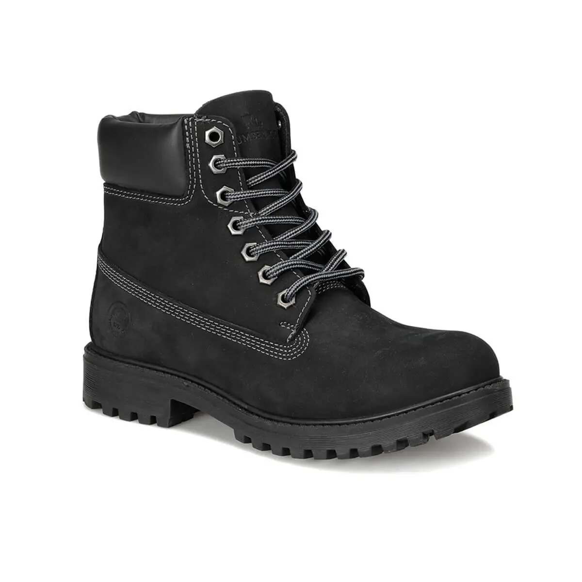 Flo Rivier Nub Zwarte Vrouwen Laarzen Lumberjack