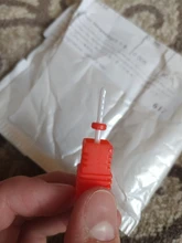 Broca de clavo de cerámica para manicura y pedicura, cortador de bolas pequeñas para pulir uñas en Gel