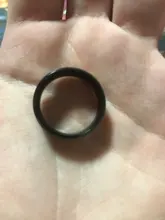 De acero de titanio anillos de dragón negro y hombre en azul regalos de boda banda de tamaño 6-12