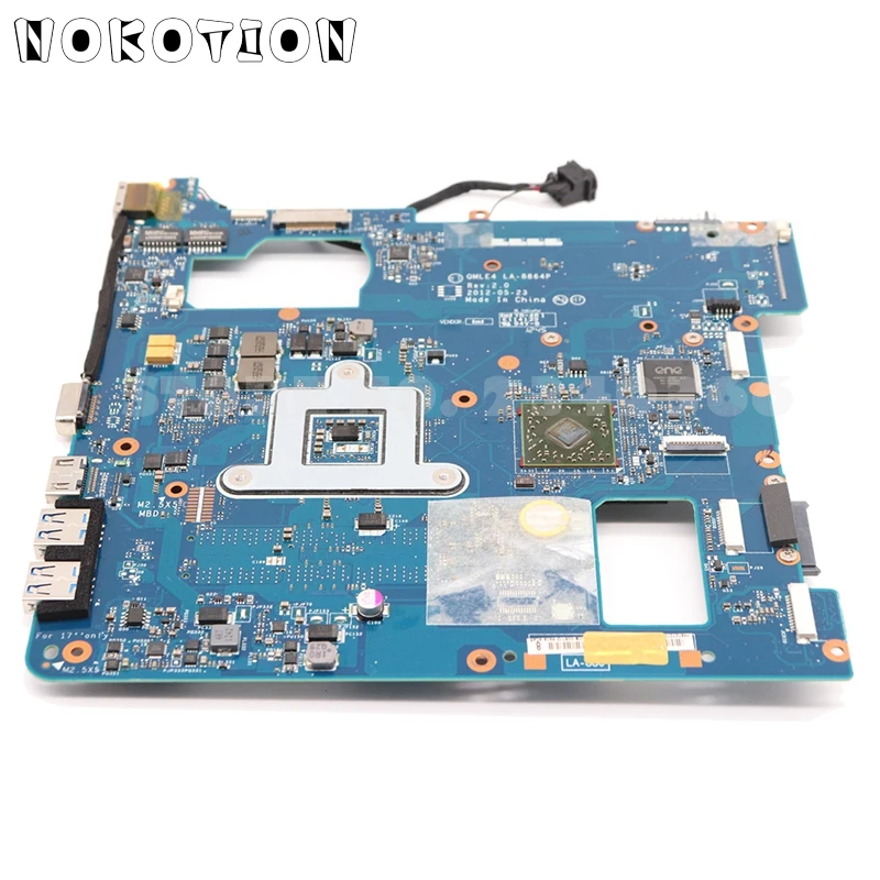 NOKOTION QMLE4 LA-8864P основная плата для samsung NP365 NP365E5C NP355V5C Материнская плата ноутбука Разъем FS1 DDR3