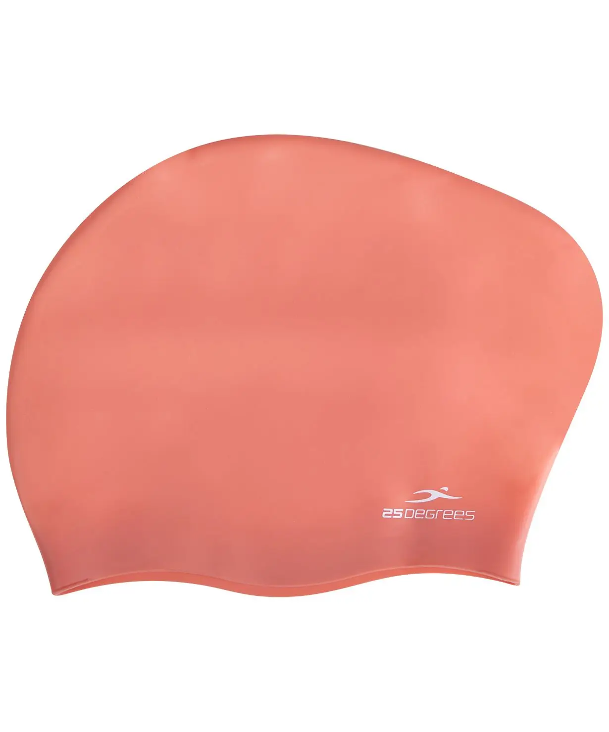 Swimming cap Mamana brick red, silicone 