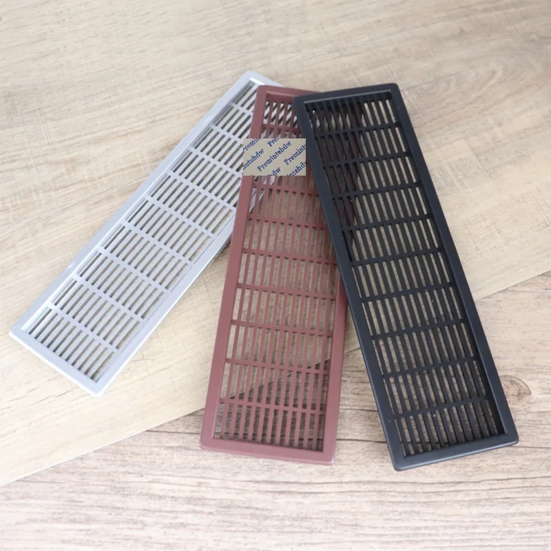 Ventilation Grille-Cover Cabinet Air-Vent Rectangle Kitchen Plastic for Furniture Bath