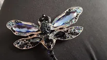 Rhinestone Pins Badge-Brooches Women Jewelry Retro Hot Insect for Fashion Boutonniere