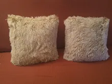 Pillowcase Cover Sofa-Decorative Bedroom Soft-Fur Plush Living-Room 43x43cm New
