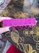 1 unidad de 7 días de pastillas caja de medicina semanal tableta titular contenedor organizador de almacenamiento caja de pastillas divisores 3 colores