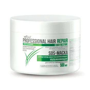 

SOS-mask structural-restoring moisturizing for porous damaged hair Belita