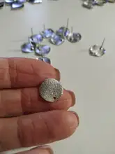 10 Uds. Pendientes de aleación Zina con Base de Plata Irregular de oro de 12mm para Pendiente de círculo, accesorio para pendientes DIY, joyería AC211