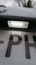 2 uds Led para placa de matrícula bombilla de luz libre de Error número de placa lámpara para Audi A4 A5 A6 C6 A3 S3 S4 S5 B6 B7 S6 A8 S8 Rs4 Q7