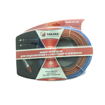 

A set of wires for connecting a 4-channel amplifier Takara kit 4.80