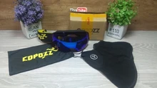COPOZZ-Gafas de esquí de doble capa para hombre y mujer, máscara de esquí grande antiniebla, UV400, gafas de Snowboard, GOG-201 Pro