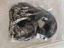 YuenZ-cordón de cuero trenzado ajustable para fabricación de joyas, cordón colorido de 1,5mm, negro y marrón, 19cm, 41cm, DIY, 10 Uds.