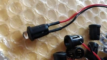 Plastic-Holder Round Water Pre-Wired 10-100pcs DC 12V with Clear LED Blue/rgb 3mm/5mm