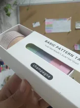 Kevin & sasa Crafts-juego de 8 rollos de cinta adhesiva de Color sólido, cinta adhesiva para Scrapbooking, papelería