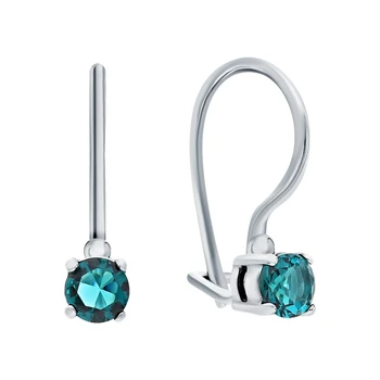 

Silver earrings with cubic zirconium sunlight sample 925