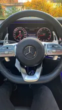 Paleta de extensión de cambios para volante de coche Mercedes Benz, etiqueta de goma DSG para modelos AMG, A45, C63, CLA45 y para GLA, CLS, GLS, W205 y W213