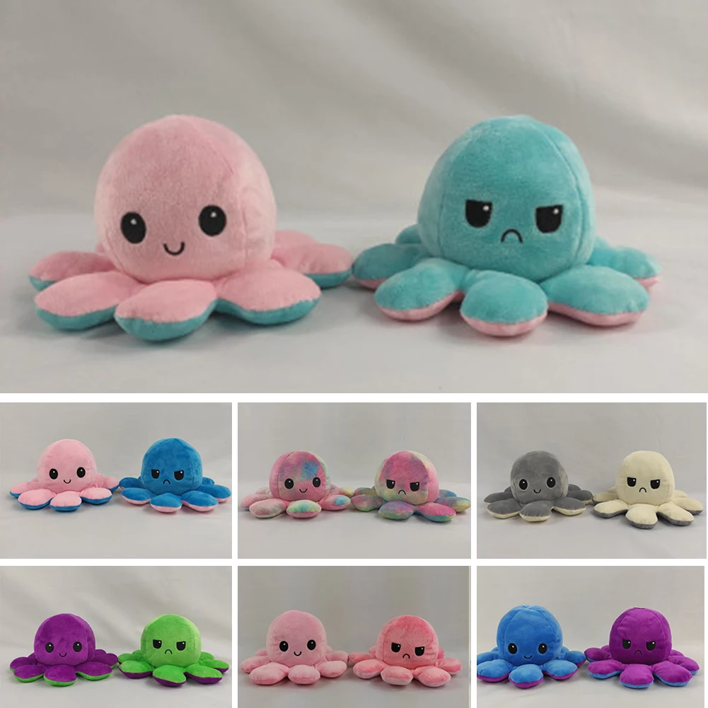 Axolotl Octopus плюшевая кавайная игрушка розовая мягкая фигурка животного детские
