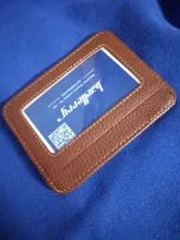 Cartera minimalista delgada de cuero PU, tarjetero pequeño de piel sintética, Tarjetero con ranura múltiple, Color caramelo