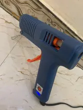 Pistola de pegamento de fusión en caliente de 150W, con Control de temperatura para el hogar, manualidades, fabricación Industrial, uso de barras de pegamento de 11mm, boquilla de cobre puro