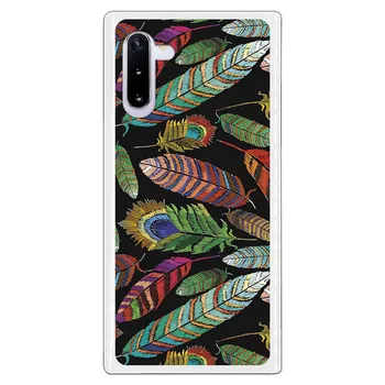 

WP023 Feather costume drawing stand case for Samsung Galaxy Note 10
