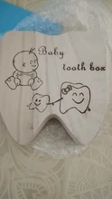 Caja organizadora de dientes para bebé, estuche para guardar dientes de leche en español, inglés, portugués y ruso, Umbilical, Lanugo, recuerdo