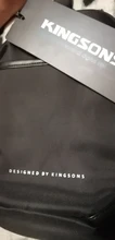 Kingsons-Bolso cruzado multifunción antirrobo para hombre, bolsas de mensajero de hombro, impermeable, de viaje corto