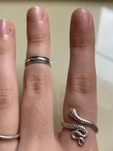 CANNER 925 anillos de plata esterlina para mujeres bonita serpiente apertura redonda anillo de plata 925 de joyería fina minimalista regalo anillos