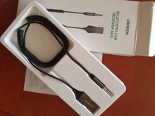 UGREEN-receptor inalámbrico de música para coche, adaptador manos libres con Bluetooth 5,0, Audio AUX, Conector de 3,5mm, transmisor BT