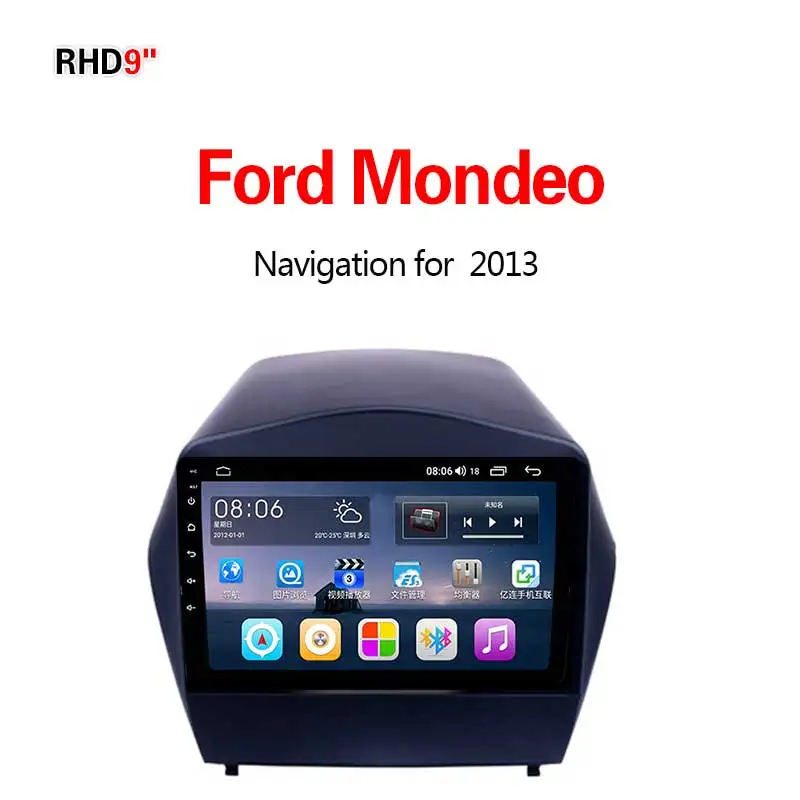 4G8core64G Lionet gps навигация для автомобиля Ford Mondeo 2013 9 дюймов RF1007X - Размер экрана, дюймов: 4G8core64G