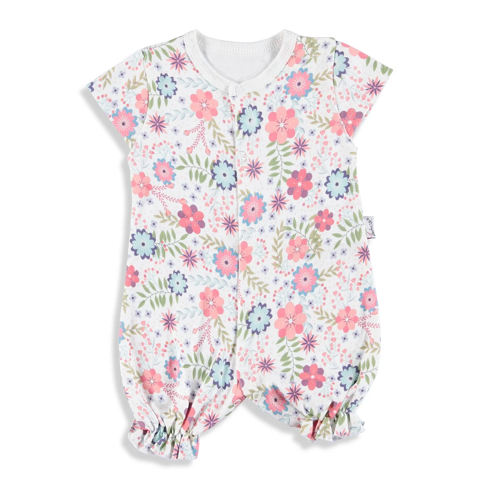 

ebebek Bebecix Baby Girl Mix Flowers Short Romper