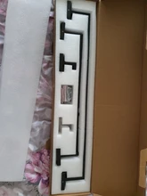 Robe Hook Paper-Holder Towel Rail-Bar-Rack Bar-Shelf Bathroom-Hardware-Set Black Ce Tissue