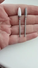 Fresa de cerámica para manicura, brocas de carburo de diamante, herramientas de pedicura