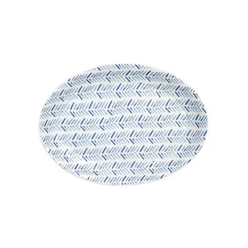 

SOURCE Oval 8 Tableware white and blue