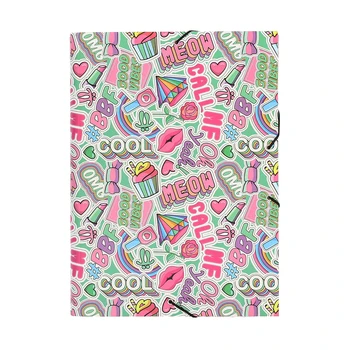 

Tri-fold wallet print lapel multicolour Yes