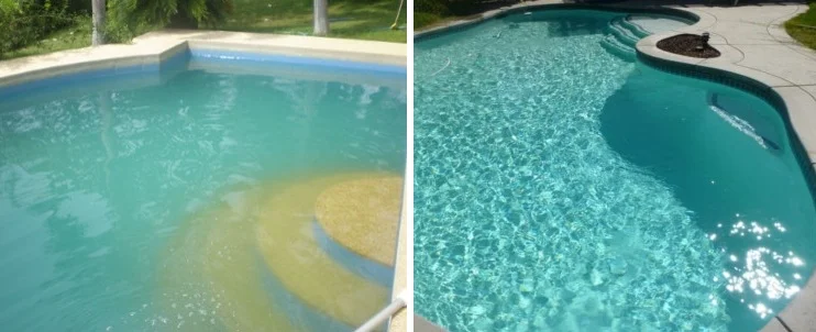 Пергидроль для бассейна до и после. Бассейн мутная вода после перекиси. Бассейн после перекиси водорода. Мутная вода в бассейне. Мутная вода в бассейне.