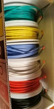 Cable de cobre flexible en diferentes colores, aislante de silicona flexible, calibres en AWG 30, 28, 26, 24, 22, 20 y 18, paquete con 6 colores, linea DIY