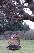 Bird-Feeder Hanging-Bird Garden-Decoration Outdoor-Decor Handmade Vintage Villa Tooarts