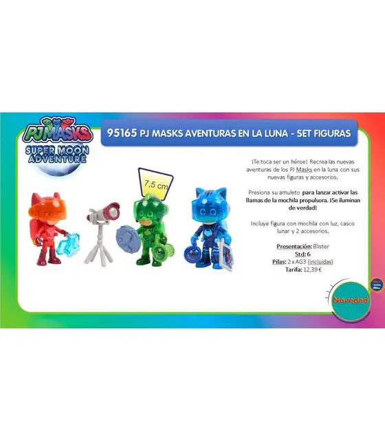 16,99   Pj Masks Adventures On The Moon Assortment Toy Store
