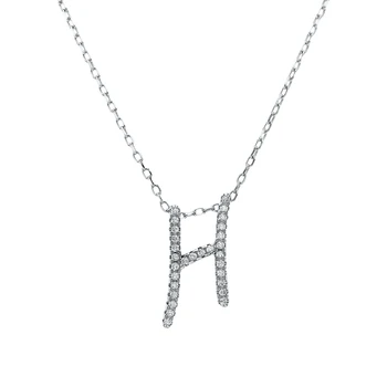 

Silver necklace with cubic zirconium sunlight sample 925