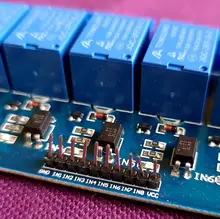 5/12/24v Trigger Optocoupler-Relay 6-Relay-Module Low-Level 8-Channels Output-1 