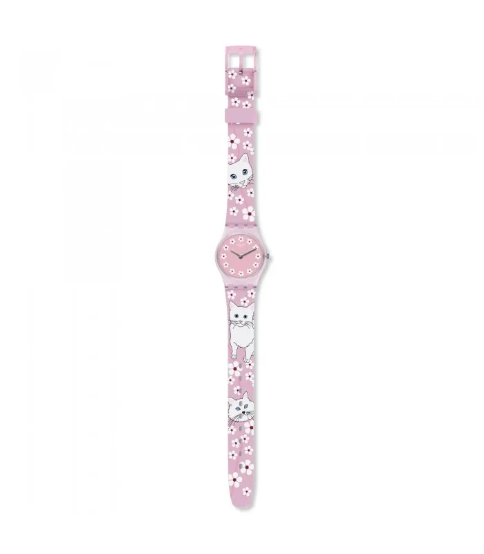 Часы swatch MINOU Originals Lady 25 мм I love your folk LP156