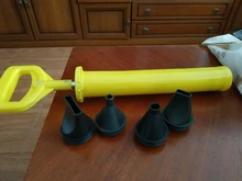 Pistola de calafateo, bomba de cemento y cal, mortero de enlace, pulverizador, aplicador, herramientas de llenado de lechada con 4 boquillas Y98E